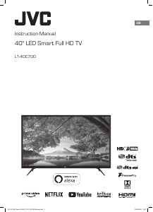 Manual JVC LT-40C700 LED Television