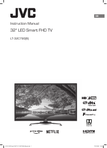 Manual JVC LT-32C790 LED Television