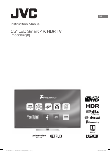 Handleiding JVC LT-55C870 LED televisie