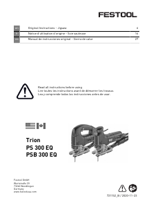 Manual Festool PS 300 EQ-Plus Jigsaw