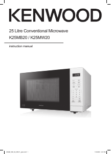 Manual Kenwood K25MB20 Microwave