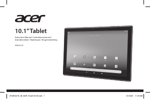 Handleiding Acer ATAB1021E Tablet