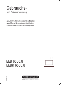 Bedienungsanleitung Küppersbusch EEBK 6550.8 BCX Backofen