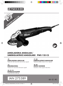 Manual de uso Parkside IAN 275389 Amoladora angular