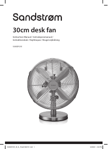 Manual Sandstrøm S30SDF21E Fan