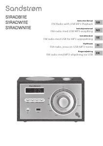 Handleiding Sandstrøm S1RADW11E Radio