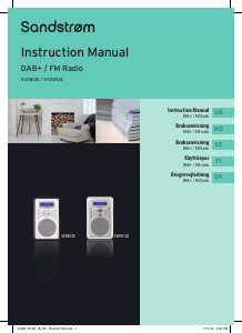 Bruksanvisning Sandstrøm SVDW12E Radio