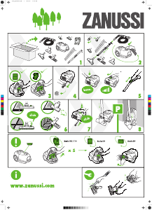 Manual de uso Zanussi ZAN2307 Aspirador