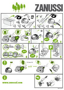 Manual de uso Zanussi ZAN3020REL Aspirador