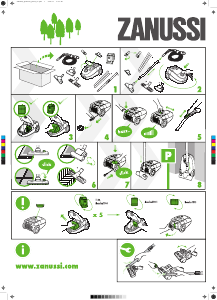 Manual de uso Zanussi ZAN3946 Aspirador