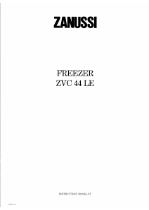 Bruksanvisning Zanussi ZVC 44 LE Frys