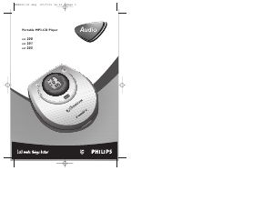 Mode d’emploi Philips EXP203 Lecteur CD portable