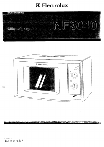 Bruksanvisning Electrolux NF3045 Mikrovågsugn