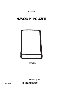 Návod Electrolux EUN12500 Mraznička