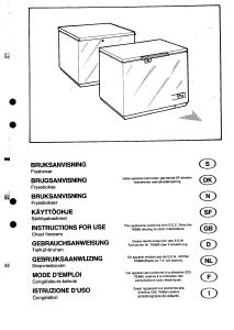Mode d’emploi Electrolux GTN1500 Congélateur