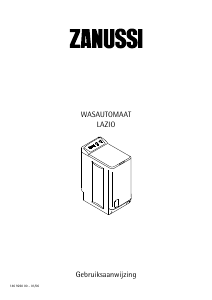 Handleiding Zanussi LAZIO Wasmachine