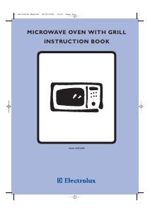Manual Electrolux EMS2685K Microwave