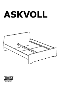 Bedienungsanleitung IKEA ASKVOLL Bettgestell