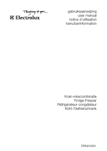 Bruksanvisning Electrolux ERN24300 Kyl-frys