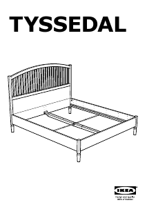 Priručnik IKEA TYSSEDAL Okvir kreveta
