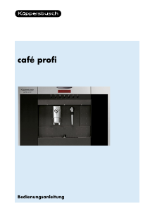 Bedienungsanleitung Küppersbusch EKV 6700.0 PW Kaffeemaschine