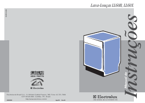 Manual Electrolux LL60X Máquina de lavar louça