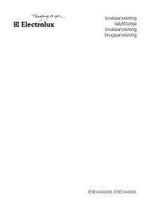 Brugsanvisning Electrolux ERE34400X Køleskab