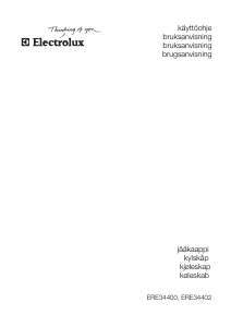 Brugsanvisning Electrolux ERE34402W Køleskab