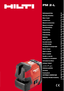 Handleiding Hilti PM 2-L Lijnlaser