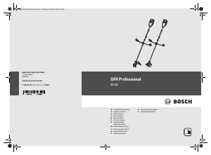 Handleiding Bosch GFR 25 Professional Bosmaaier