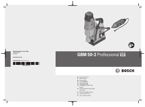 Manual Bosch GBM 50-2 Drill Press