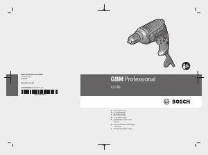 Hướng dẫn sử dụng Bosch GBM 6 Professional Mũi khoan tác động
