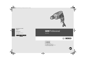 Manual Bosch GBM 10 Professional Impact Drill