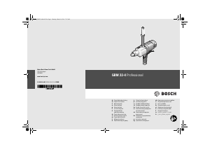 Priručnik Bosch GBM 32-4 Udarna bušilica