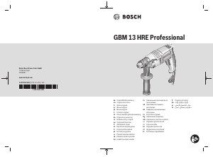 Посібник Bosch GBM 13 HRE Дрель-шуруповерт