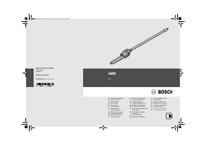 Manual de uso Bosch AMW SG Sierra de cadena