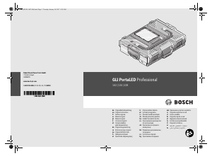 Посібник Bosch GLI PortaLED 102 Лампа