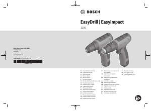 Mode d’emploi Bosch EasyImpact 1200 Perceuse visseuse