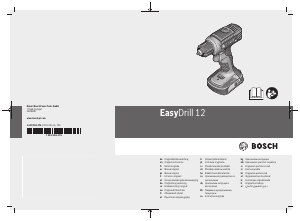 Manual Bosch EasyDrill 12 Maşină de găurit-înşurubat