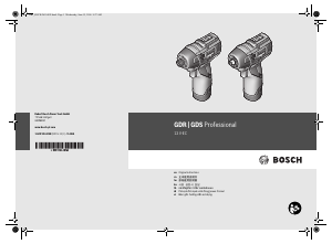 Handleiding Bosch GDS 12V-EC Slagmoersleutel