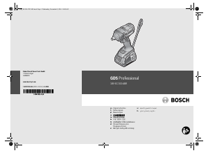Hướng dẫn sử dụng Bosch GDS 18V-EC 300 ABR Cờ-lê tác động