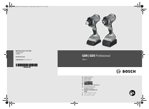 Handleiding Bosch GDX 180-LI Slagmoersleutel