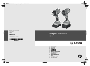 كتيب بوش GDX 180-LI مفتاح ربط دفعي