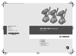 Handleiding Bosch GDX 14.4V-LI Slagmoersleutel