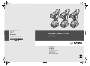 Handleiding Bosch GDS 14.4V-EC Slagmoersleutel