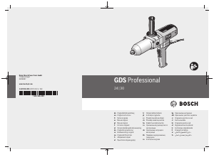 Manuale Bosch GDS 30 Avvitatore pneumatico