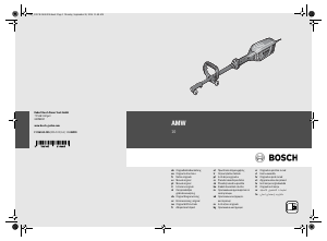 Manuale Bosch AMW 10 Unità motrice multifunzione