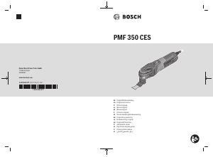 Manual de uso Bosch PMF 350 CES Herramienta multifuncional