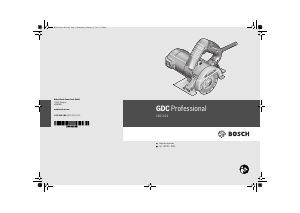 Handleiding Bosch GDC 120 Cirkelzaag