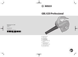 Manual Bosch GBL 620 Leaf Blower